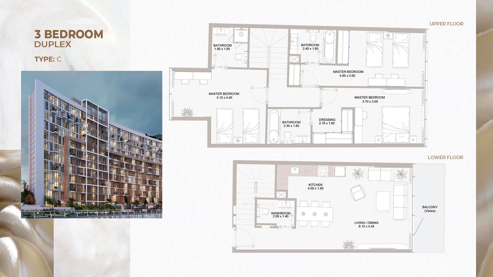 3 BR - Type A